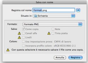 Formato PNG in Photoshop